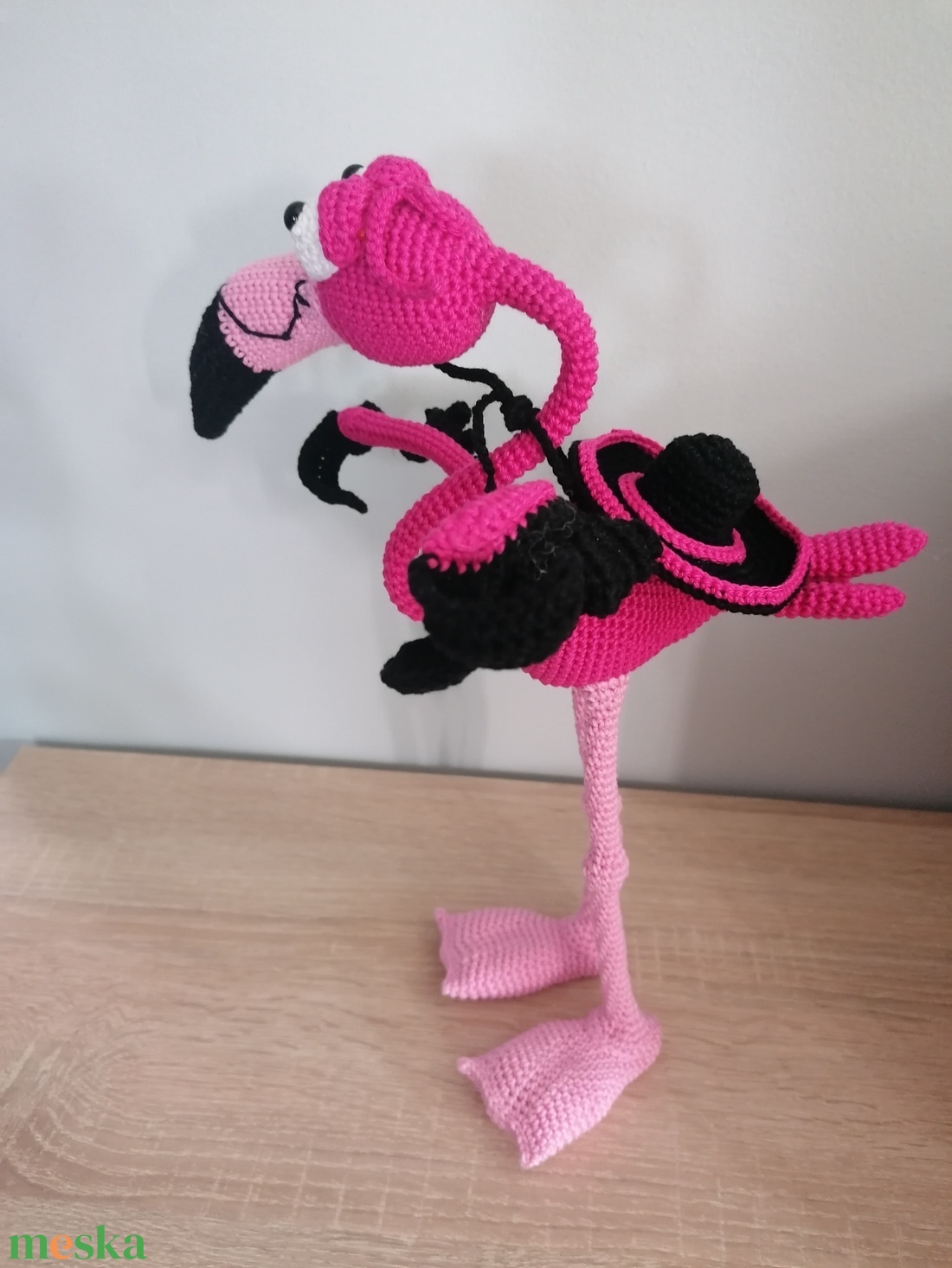 Amigurumi flamingó  - otthon & életmód - dekoráció - dísztárgy - Meska.hu