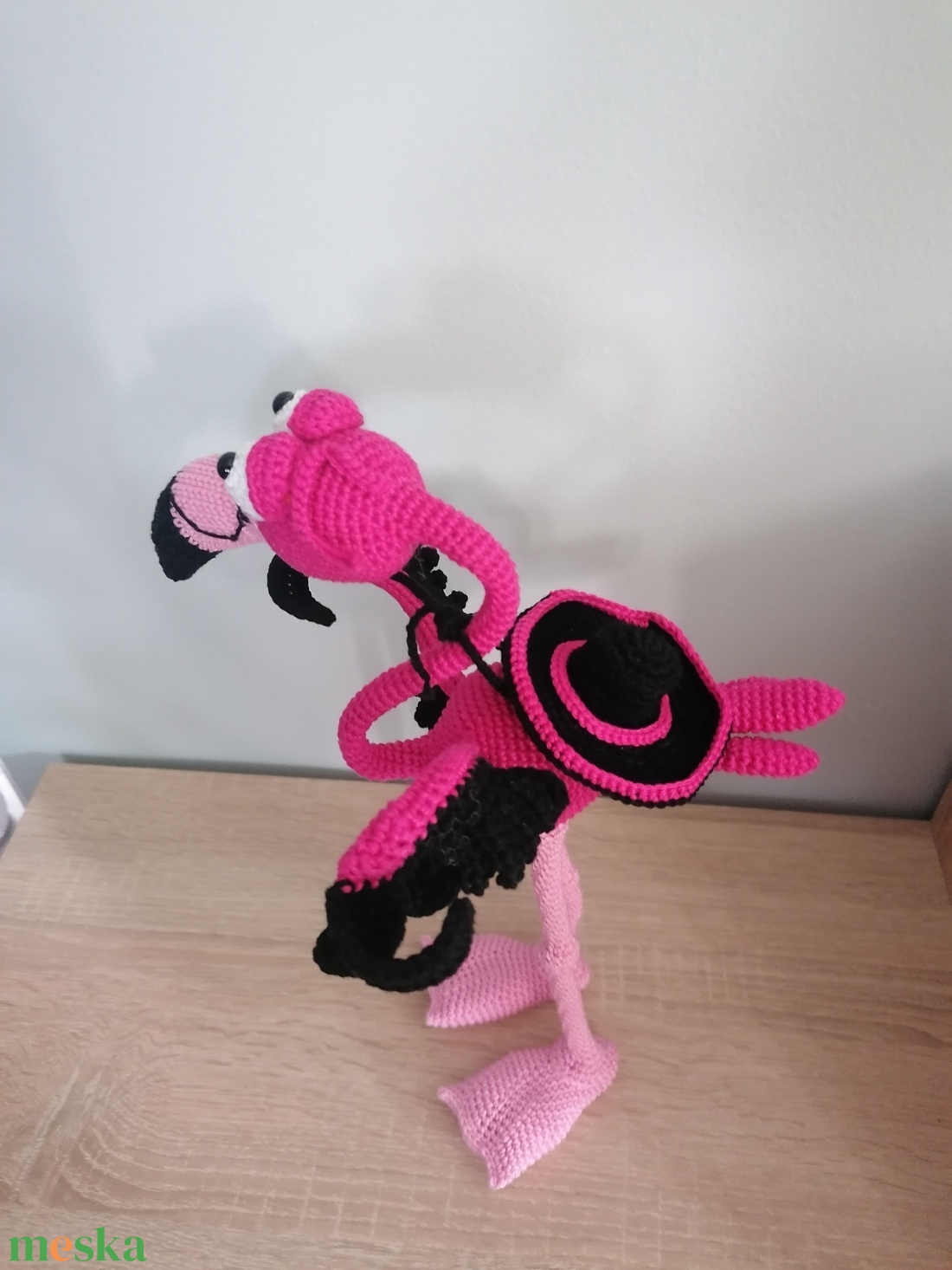 Amigurumi flamingó  - otthon & életmód - dekoráció - dísztárgy - Meska.hu