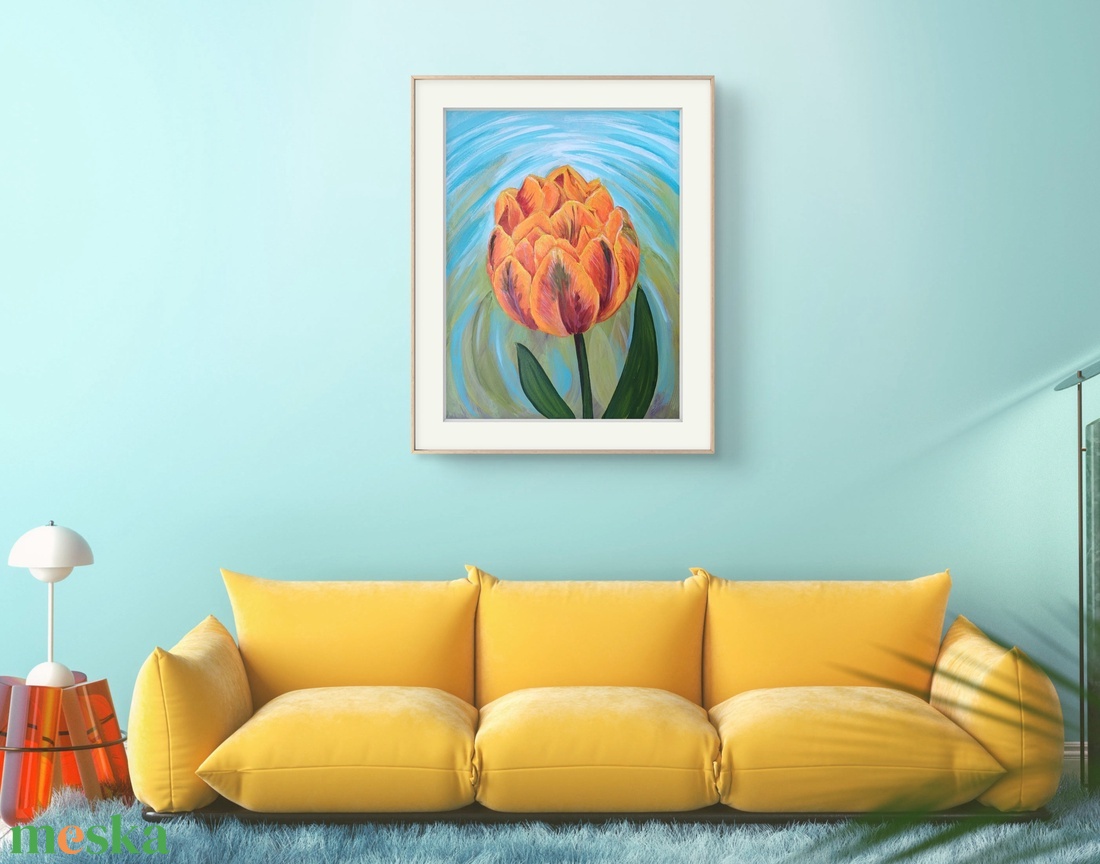 Tulipános, narancs hercegnő tulipán akril festmény, vászonkép - művészet - festmény - akril - Meska.hu Tulipános, narancs hercegnő tulipán akril festmény, vászonkép - művészet - festmény - akril - Meska.hu