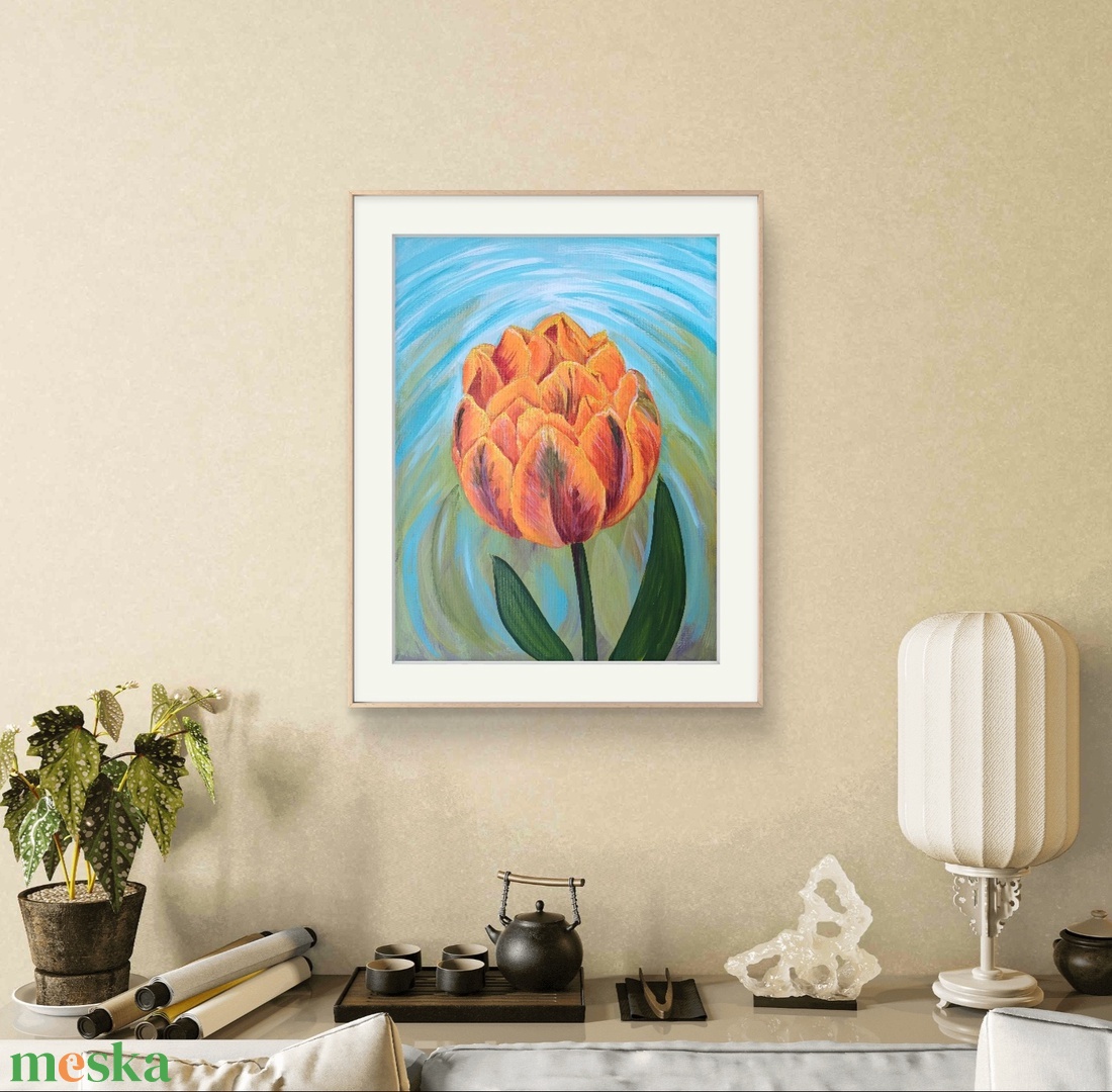 Tulipános, narancs hercegnő tulipán akril festmény, vászonkép - művészet - festmény - akril - Meska.hu Tulipános, narancs hercegnő tulipán akril festmény, vászonkép - művészet - festmény - akril - Meska.hu