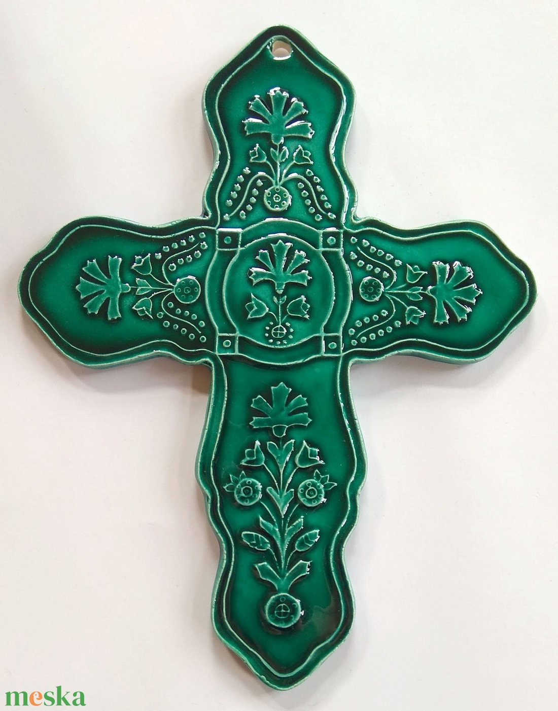 Székelyföldi- Székelykeresztúri kerámia kereszt - otthon & életmód - vallás - kereszt - Meska.hu