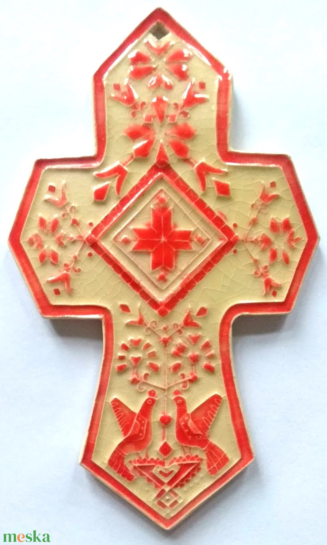 Sepsiszéki székely kerámia kereszt - művészet - szobor - kerámia - Meska.hu Sepsiszéki székely kerámia kereszt - művészet - szobor - kerámia - Meska.hu