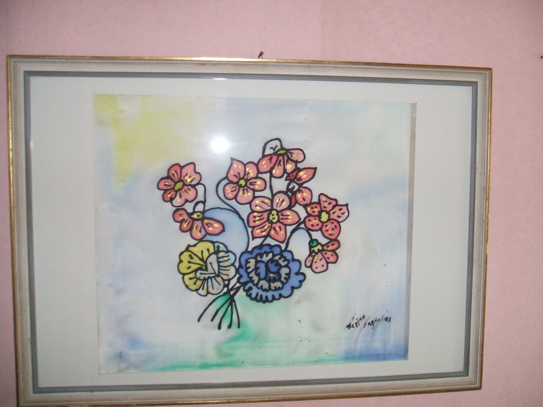 Hernyóselyem alapanyagra festett kép, egyedi készítés. - kellékek & szerszámok - méteráru - selyem - Meska.hu