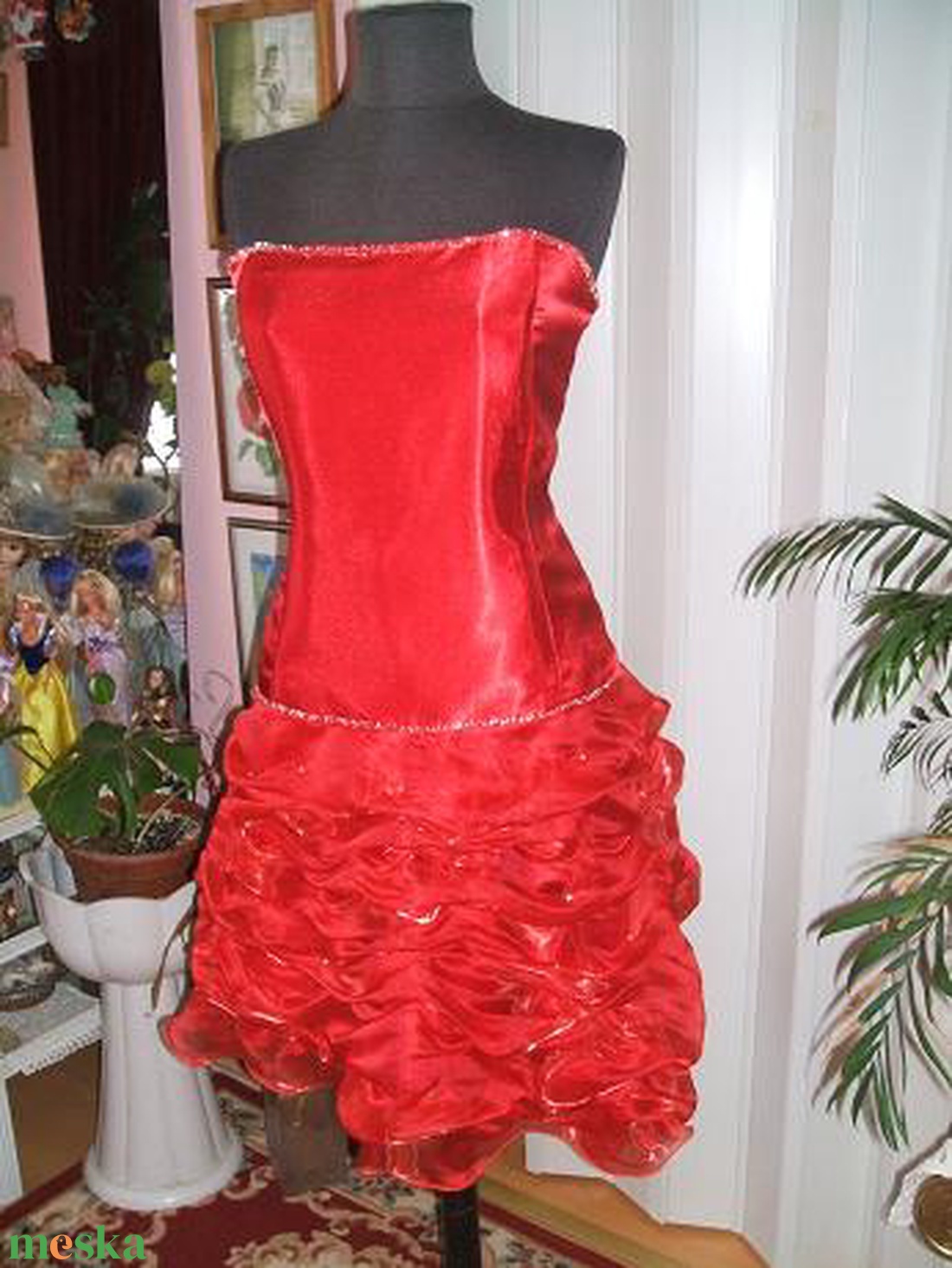 Menyecske, alkalmi, báli ruha, selyem-organza, füzős - ruha & divat - női ruha - alkalmi ruha & estélyi ruha - Meska.hu Menyecske, alkalmi, báli ruha, selyem-organza, füzős - ruha & divat - női ruha - alkalmi ruha & estélyi ruha - Meska.hu