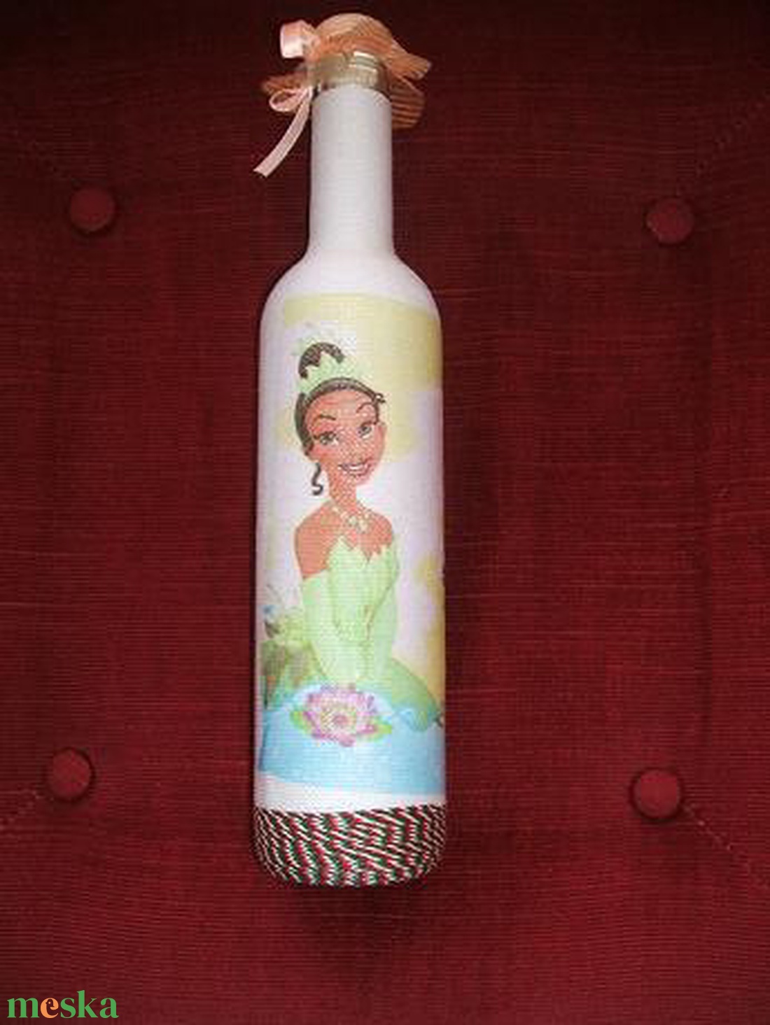 Decoupage, szalvétatechnikával készített üveg - - Meska.hu Decoupage, szalvétatechnikával készített üveg - - Meska.hu