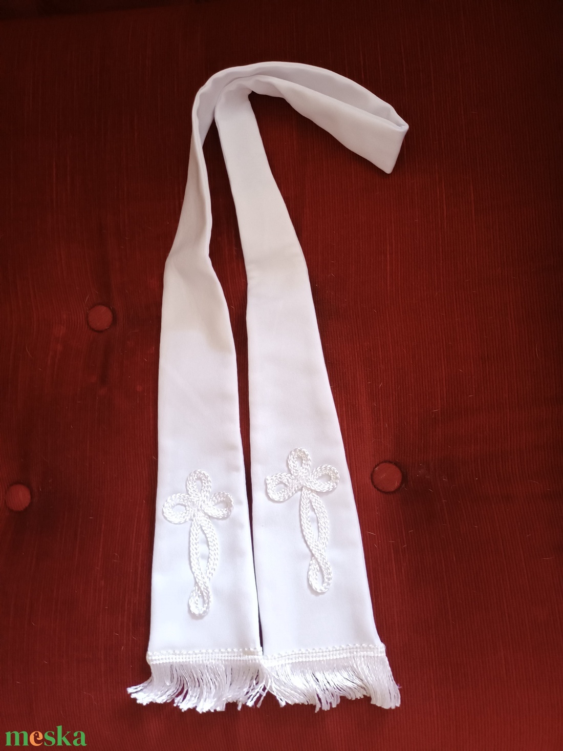 Bocskai nyakkendő, himzett és zsinóros. - ruha & divat - férfi ruha - nyakkendő - Meska.hu