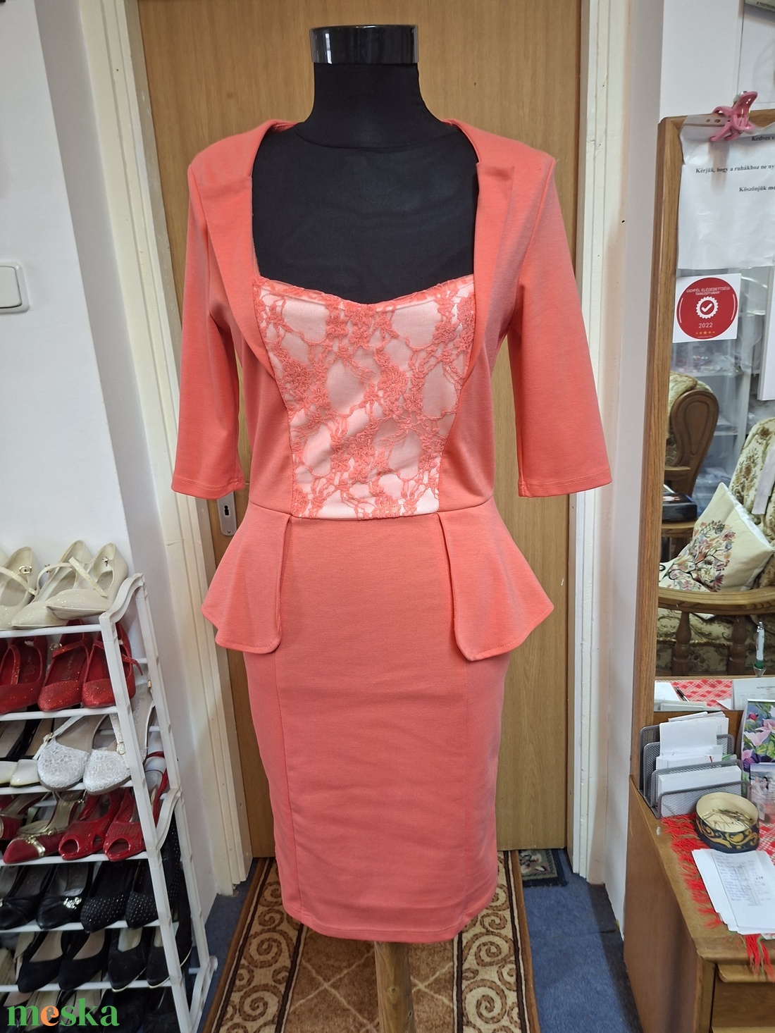 Örömanya, alkalmi ruha, elasztikus dzsörzé. - ruha & divat - női ruha - alkalmi ruha & estélyi ruha - Meska.hu