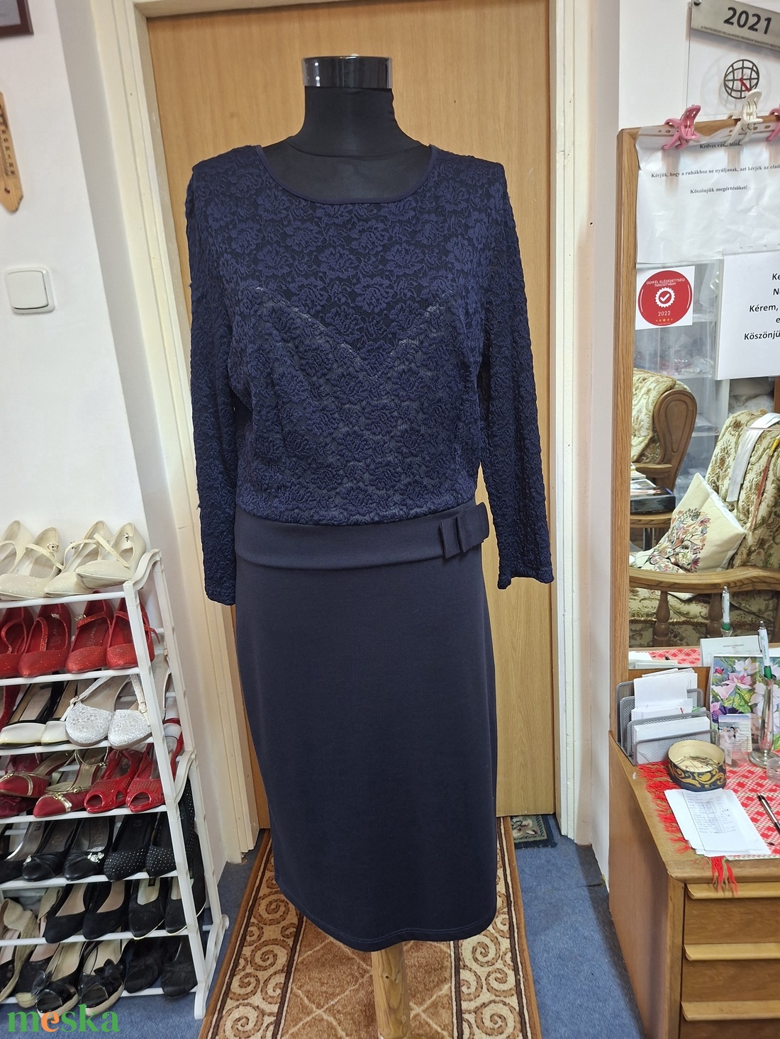 Örömanya, alkalmi ruha, menyecske ruha,  elasztikus dzsörzé. - ruha & divat - női ruha - alkalmi ruha & estélyi ruha - Meska.hu