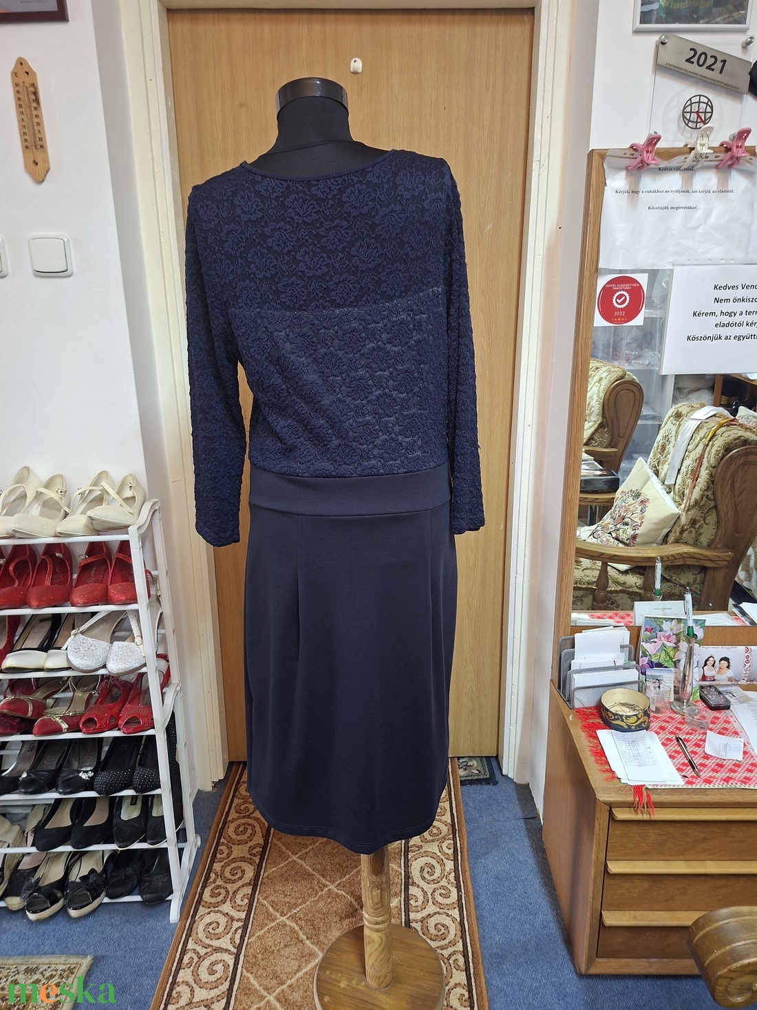 Örömanya, alkalmi ruha, menyecske ruha,  elasztikus dzsörzé. - ruha & divat - női ruha - alkalmi ruha & estélyi ruha - Meska.hu