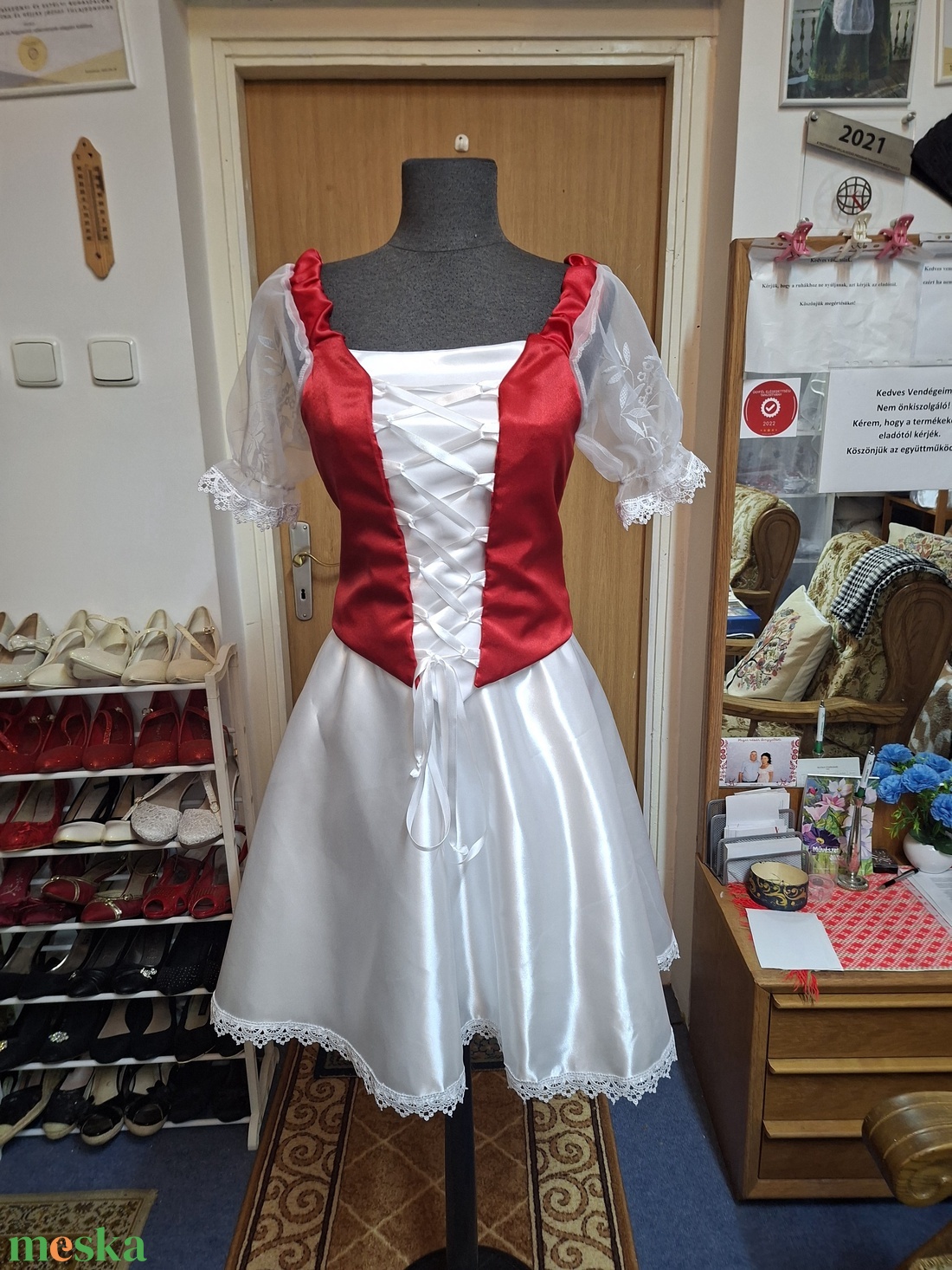 Menyecske, alkalmi, tánc ruha. - esküvő - ruha - koszorúslány ruha - Meska.hu