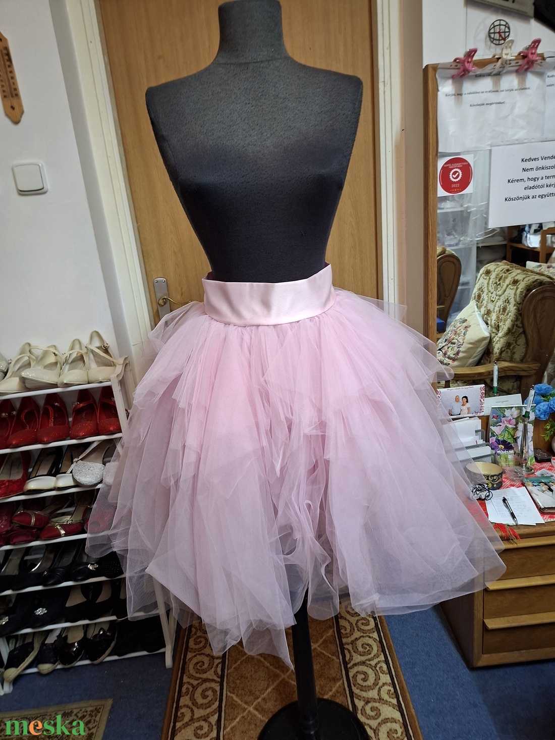 Koszorúslány, báli, szalagavatós, alkalmi szoknya, tüllös. - esküvő - ruha - koszorúslány ruha - Meska.hu