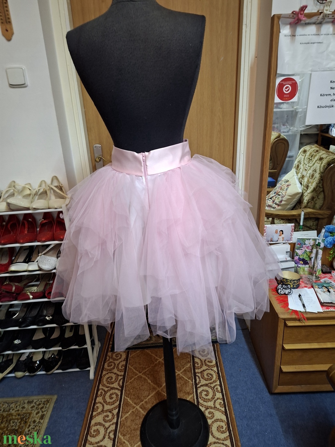 Koszorúslány, báli, szalagavatós, alkalmi szoknya, tüllös. - esküvő - ruha - koszorúslány ruha - Meska.hu