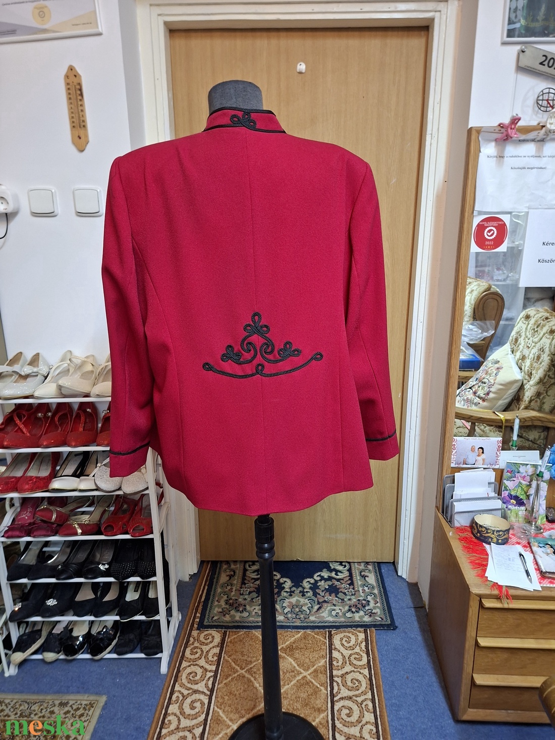 Bocskai zsinóros női kosztüm kabát , elegáns minden ünnepi alkalomra. - ruha & divat - női ruha - blézer & kosztüm - Meska.hu