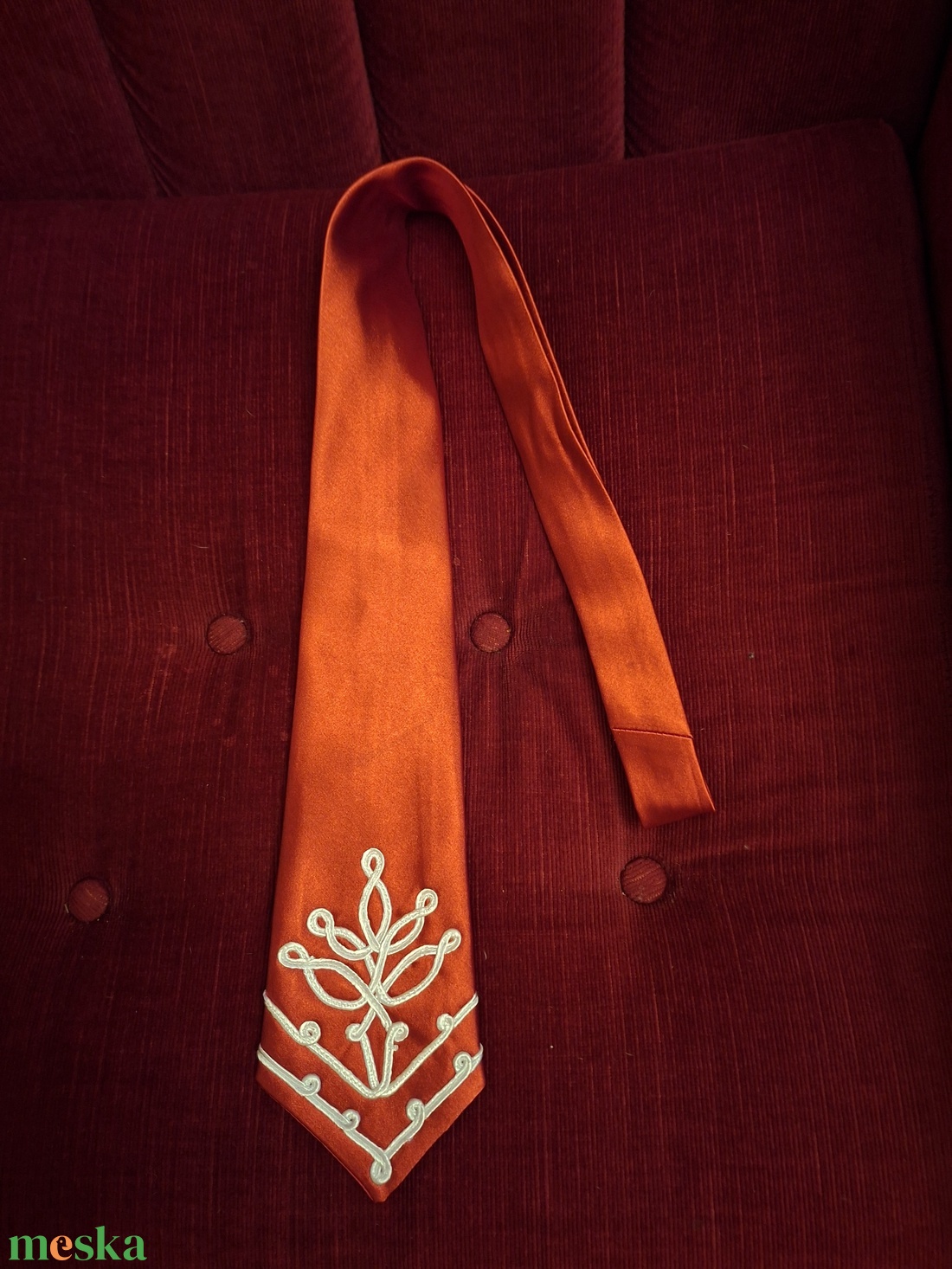 Bocskai zsinóros  férfi nyakkendők - esküvő - kiegészítők - nyakkendő - Meska.hu