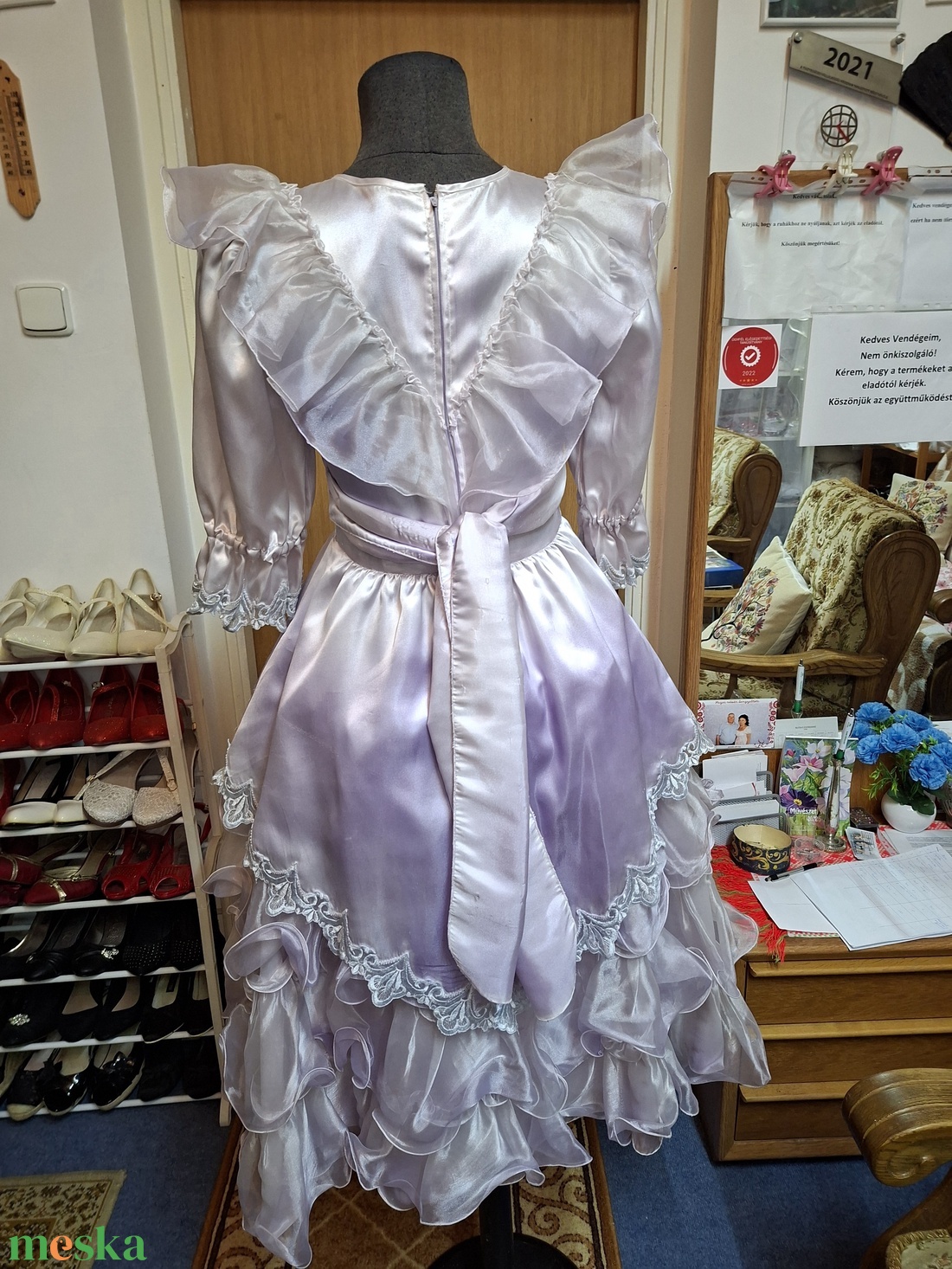 Hercegnő, királynő  jelmez, koszorúslány ruha. - ruha & divat - jelmez & álarc - jelmez - Meska.hu