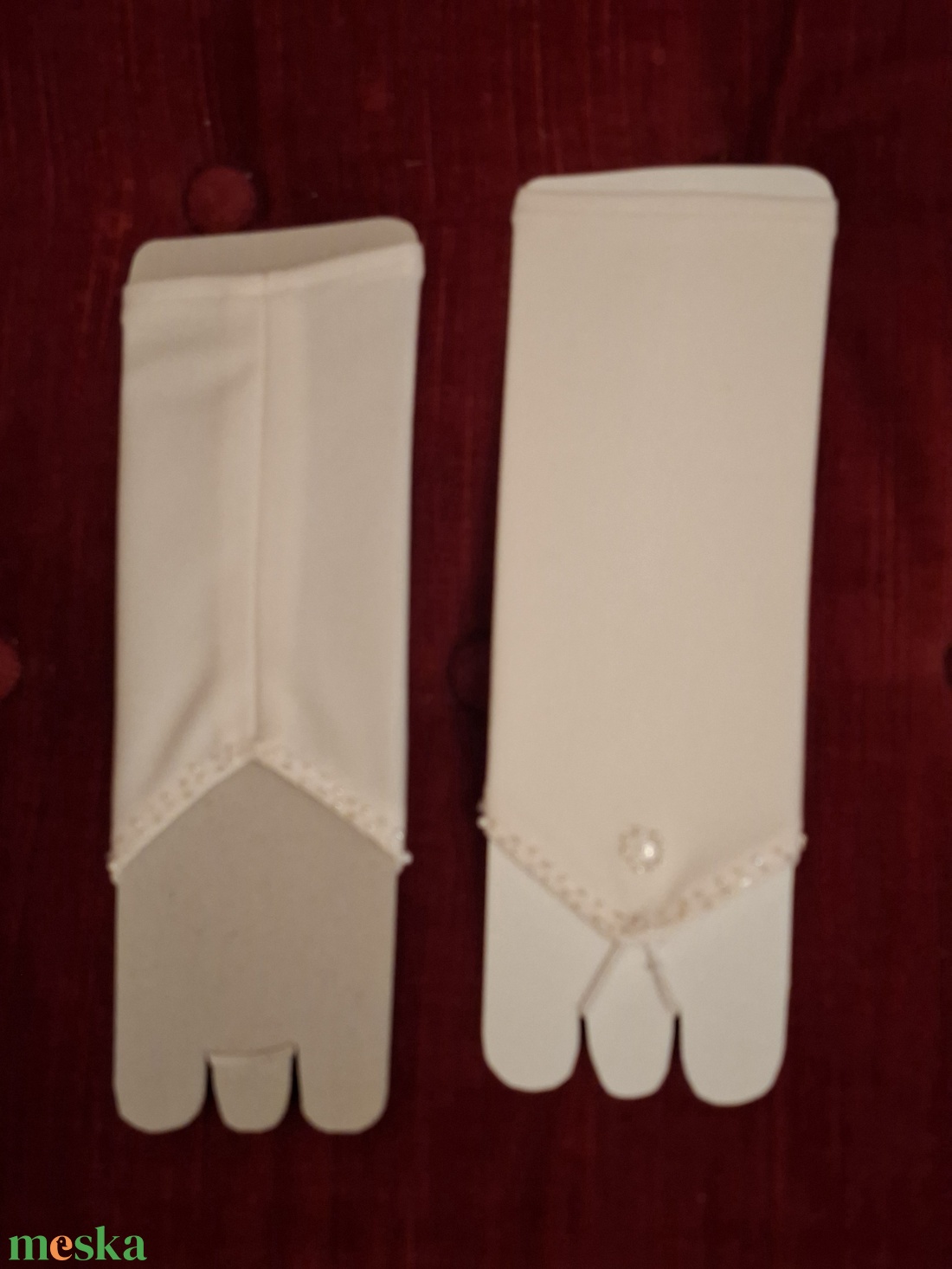 Elasztikus ujjatlan lányka kesztyű. - ruha & divat - sál, sapka, kendő - kesztyű - Meska.hu