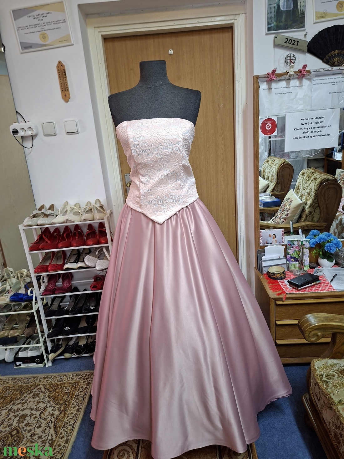 Menyasszonyi, alkalmi, báli, tánc ruha, két részes. - esküvő - ruha - menyasszonyi ruha - Meska.hu