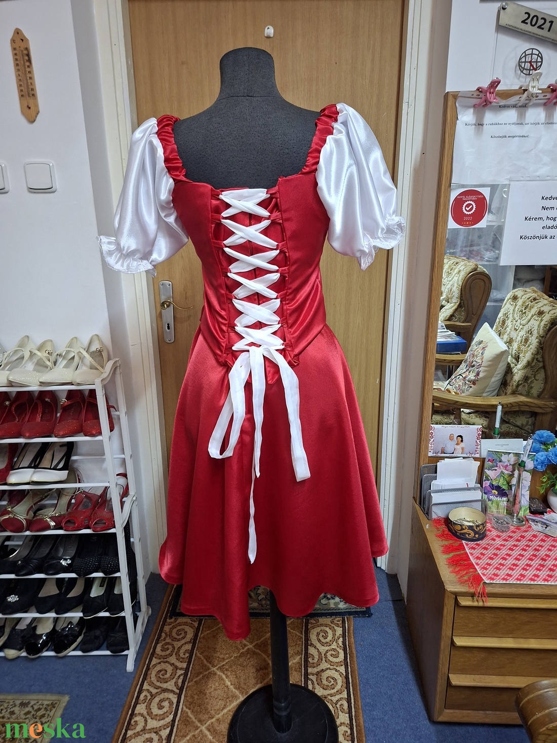 Menyecske, tánc, alkalmi ruha, két részes, 38-40 - esküvő - ruha - menyecske ruha - Meska.hu