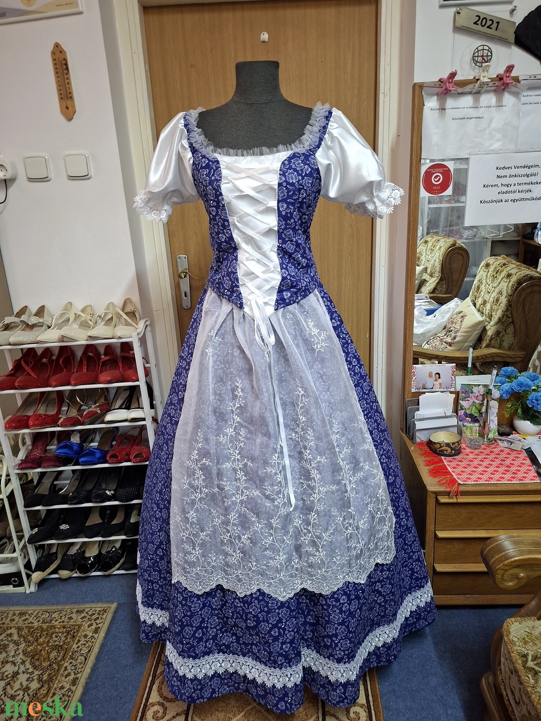 Menyasszonyi, menyecske  palotás, báli, szalagavatós ruha. - esküvő - ruha - menyasszonyi ruha - Meska.hu