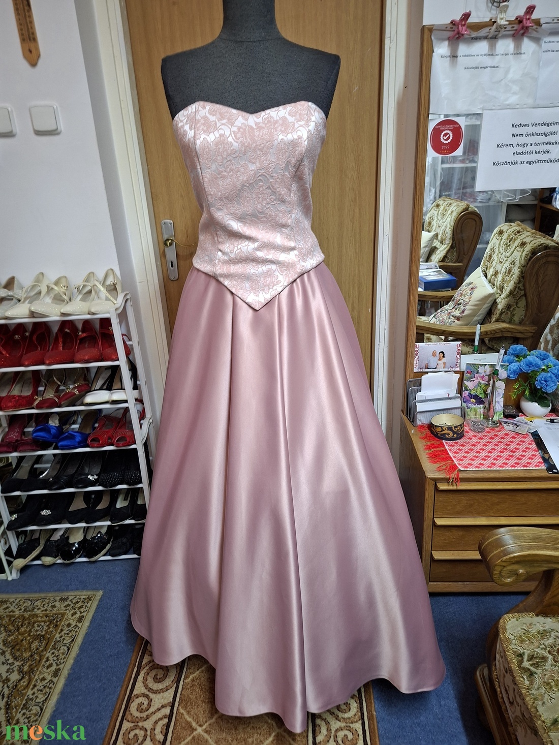 Menyasszonyi, alkalmi, báli, tánc ruha, két részes. - esküvő - ruha - menyasszonyi ruha - Meska.hu