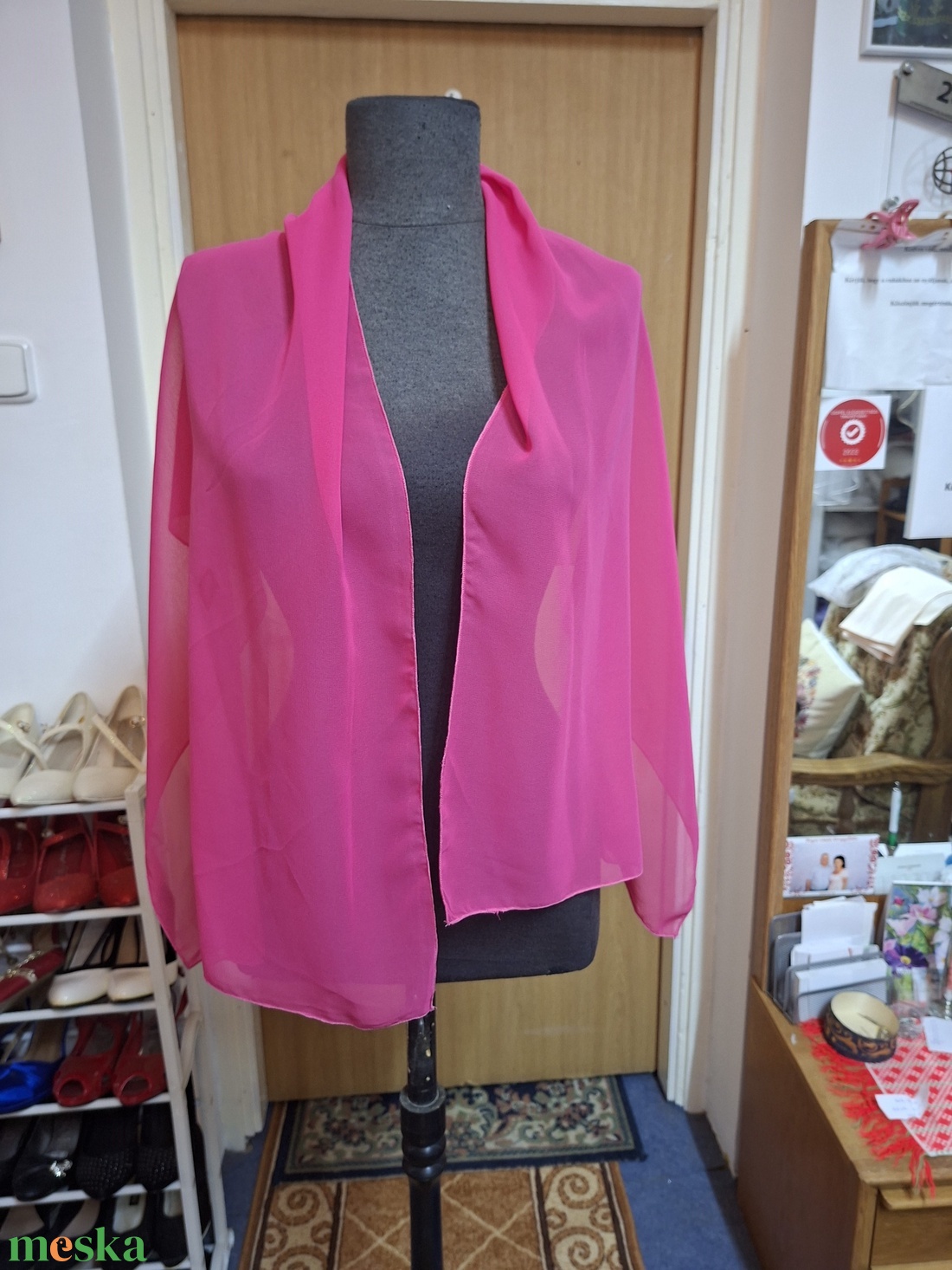 Pink szinű   stólák, minden alkalomra. - ruha & divat - sál, sapka, kendő - stóla - Meska.hu