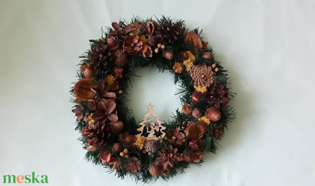 Karácsonyi - téli ajtódísz - természetes anyagokból - karácsony - karácsonyi lakásdekoráció - karácsonyi ajtódíszek - Meska.hu Karácsonyi - téli ajtódísz - természetes anyagokból - karácsony - karácsonyi lakásdekoráció - karácsonyi ajtódíszek - Meska.hu