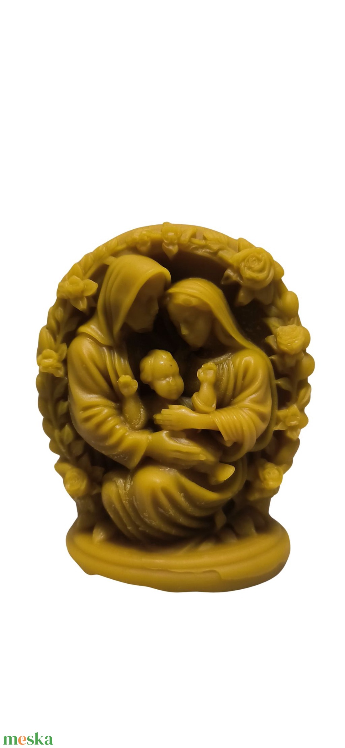 Méhviasz Szent Család gyergya  - esküvő - dekoráció - gyertya & gyertyatartó - Meska.hu