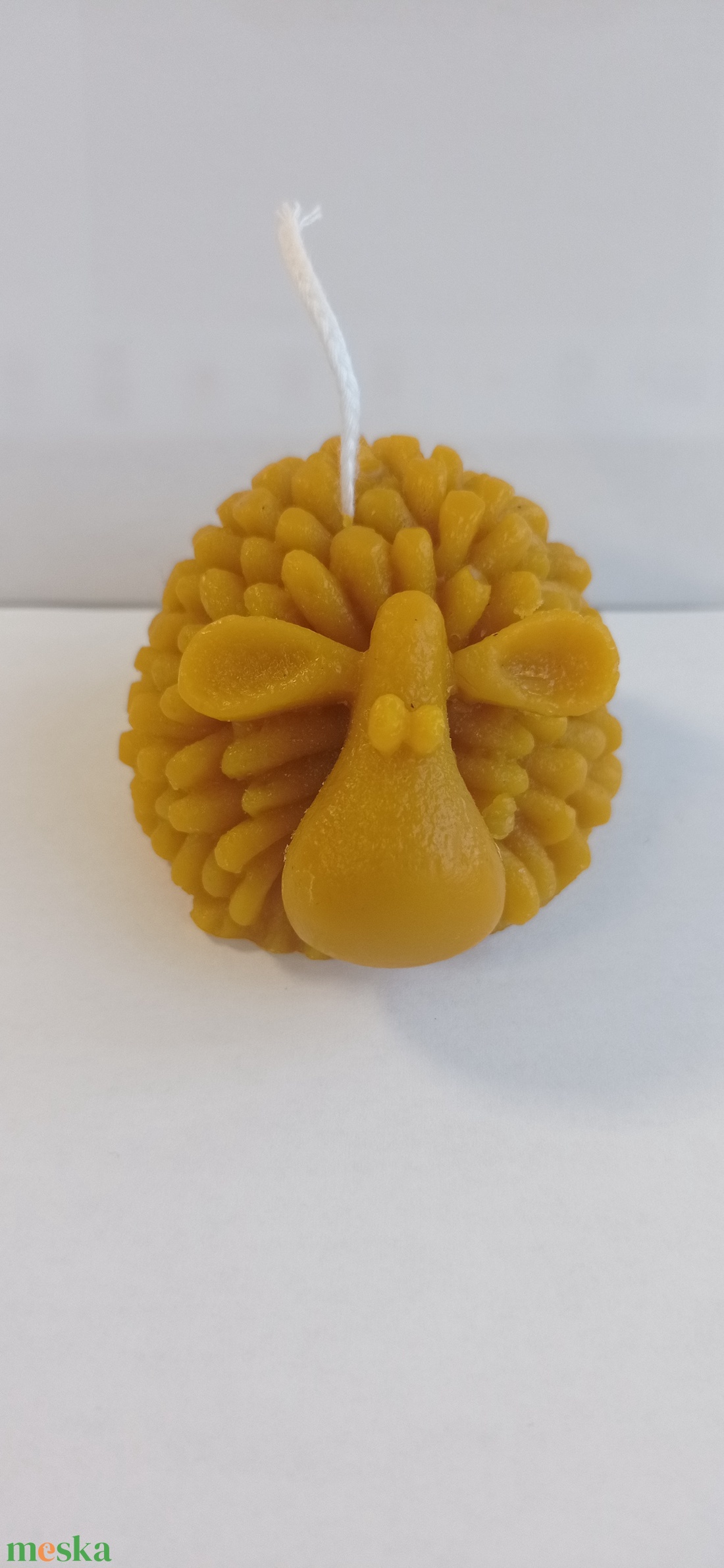 Méhviasz bárány formájú gyergya  - esküvő - dekoráció - gyertya & gyertyatartó - Meska.hu