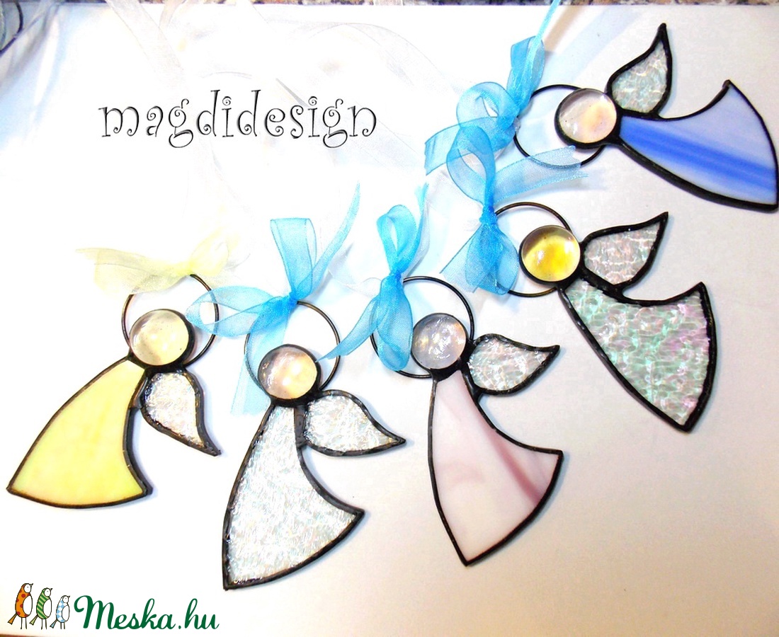 Tiffany angyalkák 2 db -  - Meska.hu