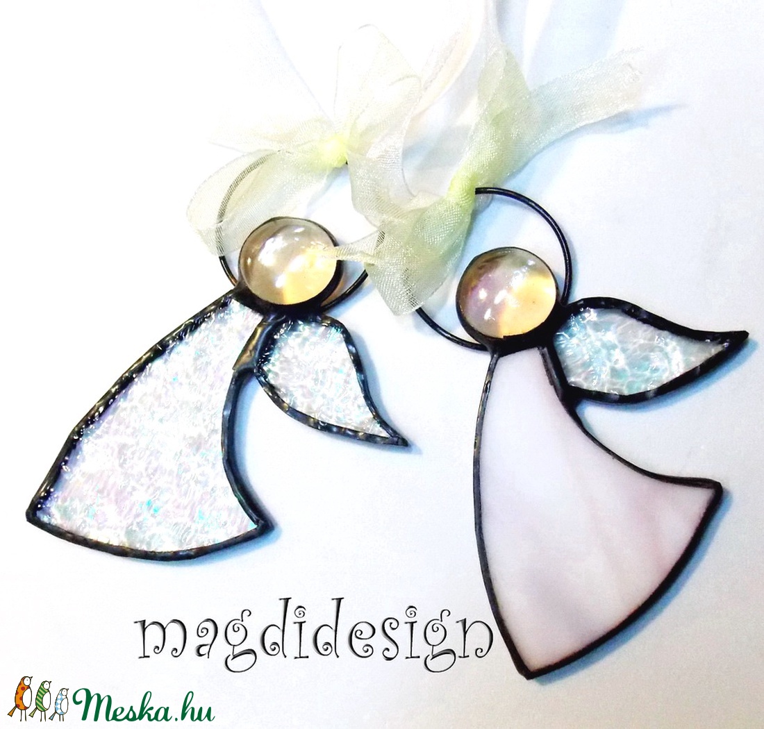 Tiffany angyalkák 2 db -  - Meska.hu