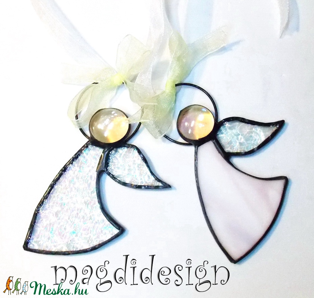 Tiffany angyalkák 2 db -  - Meska.hu