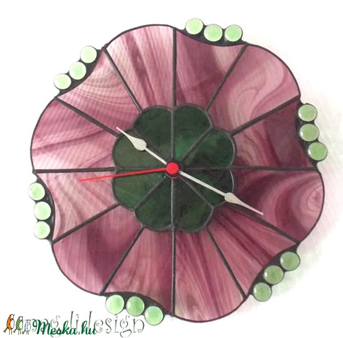 Lila orchidea tiffany falióra -  - Meska.hu