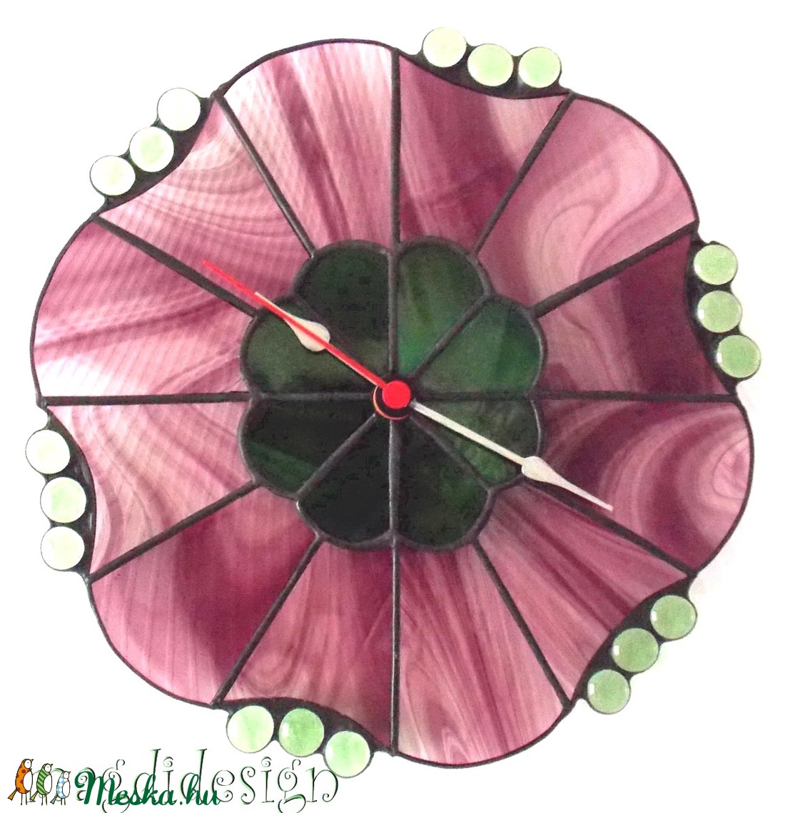 Lila orchidea tiffany falióra -  - Meska.hu