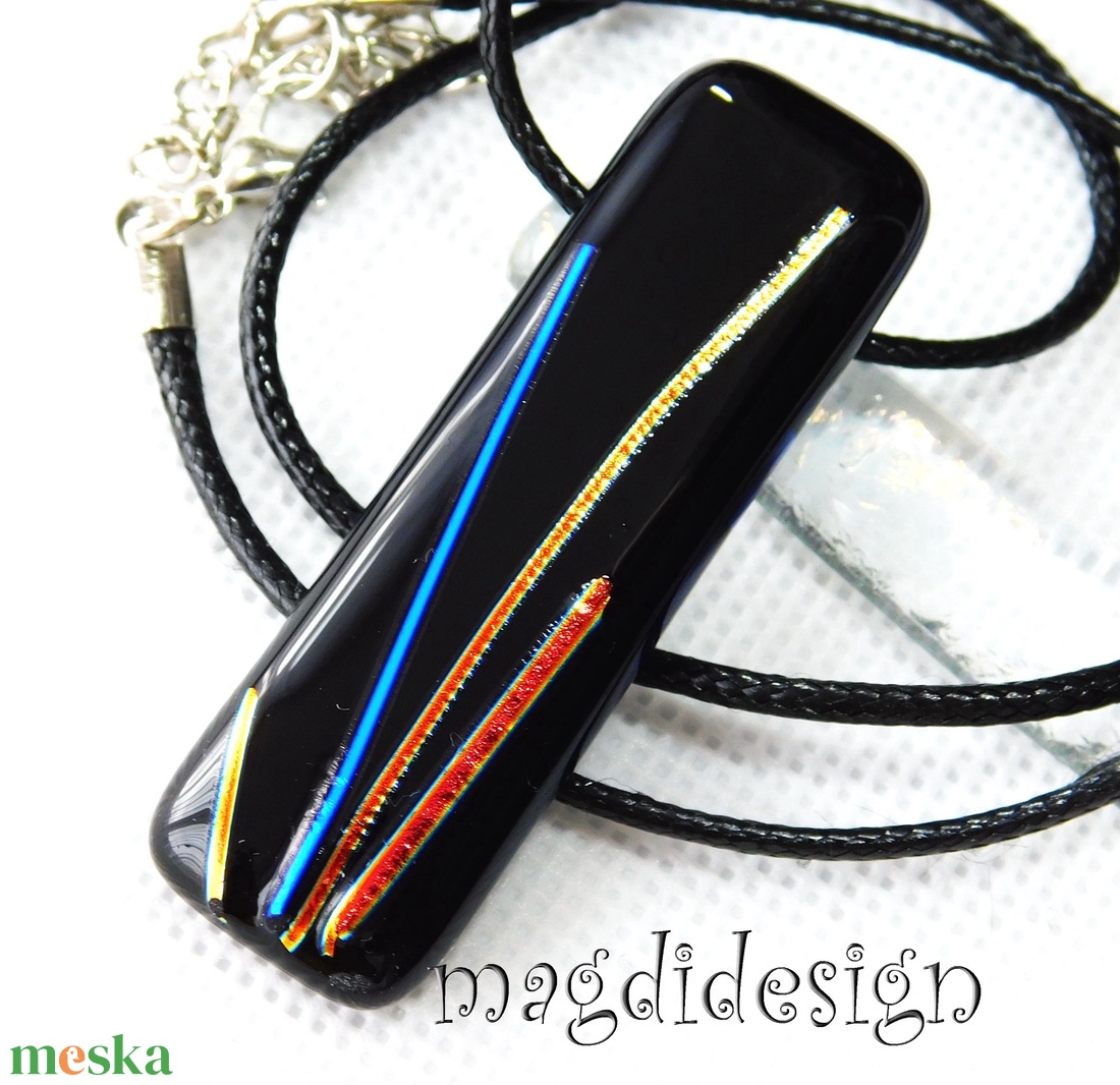 Dichroic selyemszálak üvegékszer nyaklánc - ékszer - nyaklánc - medálos nyaklánc - Meska.hu Dichroic selyemszálak üvegékszer nyaklánc - ékszer - nyaklánc - medálos nyaklánc - Meska.hu