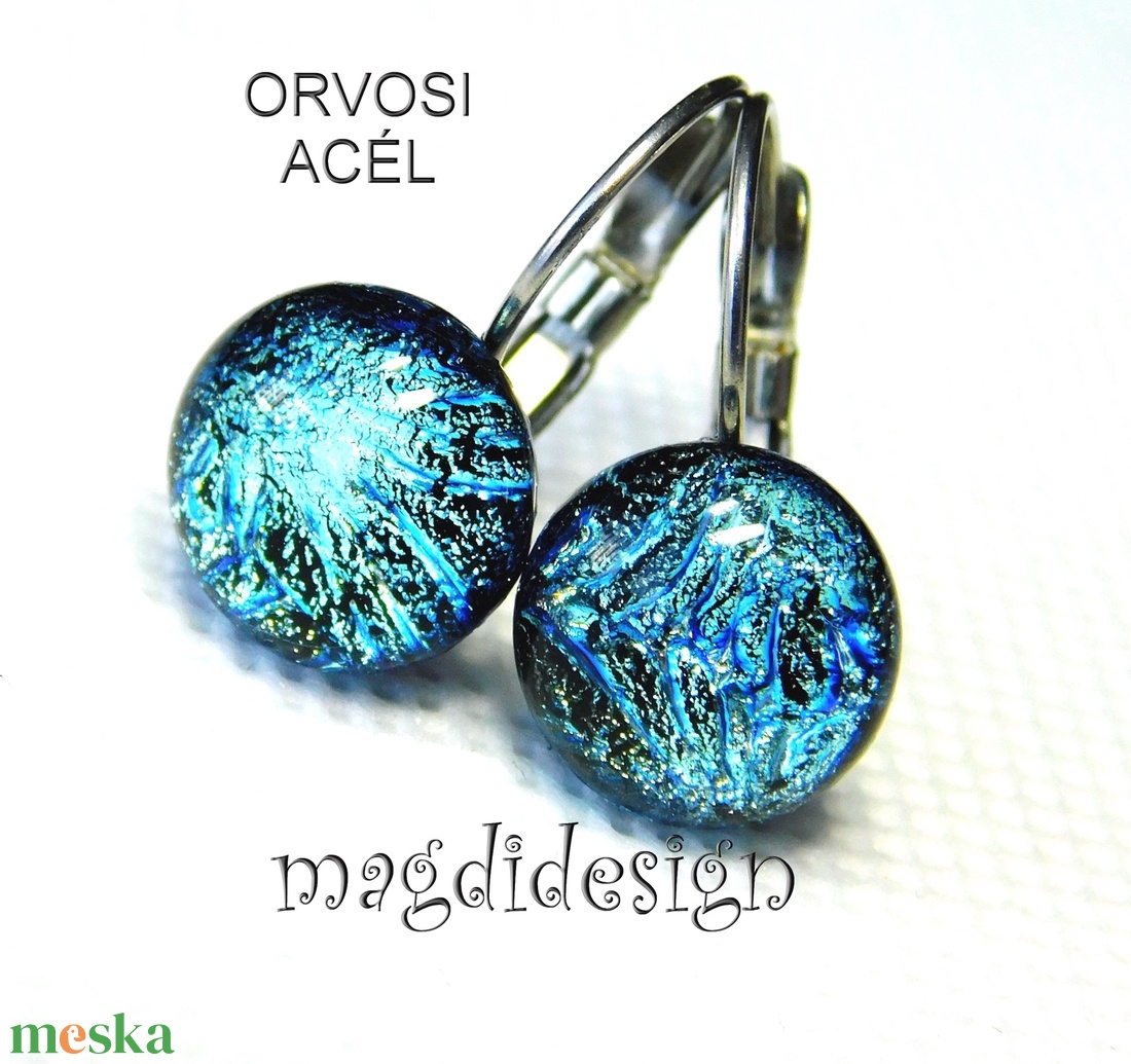 NEMESACÉL! Ezüst tűzijáték dichroic üvegékszer lógós kapcsos fülbevaló - ékszer - fülbevaló - lógó fülbevaló - Meska.hu NEMESACÉL! Ezüst tűzijáték dichroic üvegékszer lógós kapcsos fülbevaló - ékszer - fülbevaló - lógó fülbevaló - Meska.hu