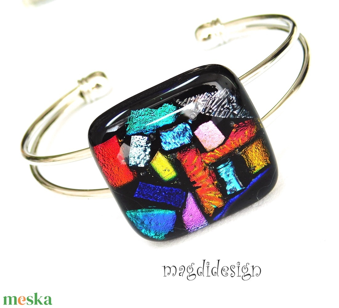 Dichroic színkavalkád üvegékszer nyaklánc - ékszer - nyaklánc - medálos nyaklánc - Meska.hu Dichroic színkavalkád üvegékszer nyaklánc - ékszer - nyaklánc - medálos nyaklánc - Meska.hu
