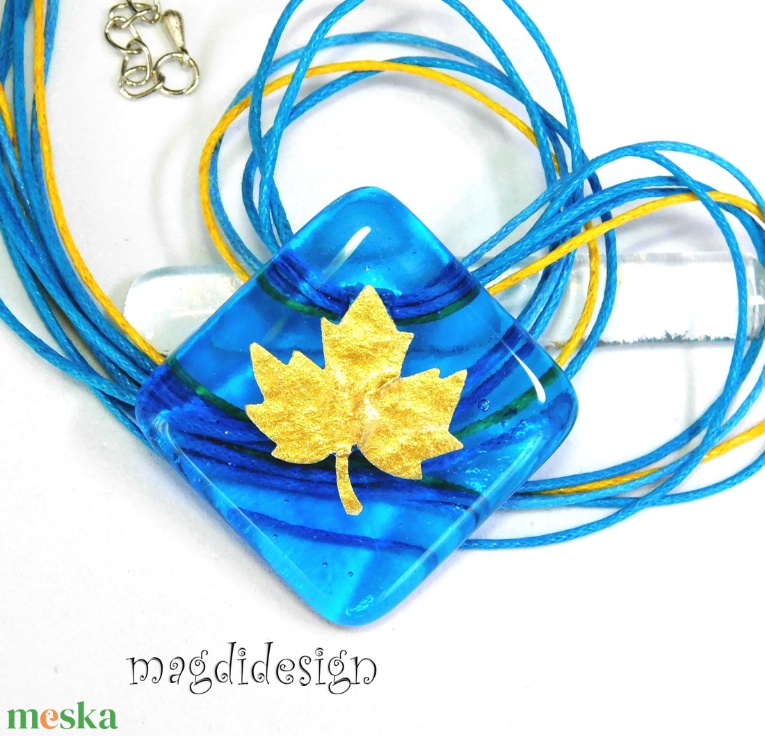 AKCIÓ! Zizegő ezüst dichroic levél kékben üvegékszer szett, nyaklánc, fülbevaló - ékszer - ékszerszett - Meska.hu AKCIÓ! Zizegő ezüst dichroic levél kékben üvegékszer szett, nyaklánc, fülbevaló - ékszer - ékszerszett - Meska.hu