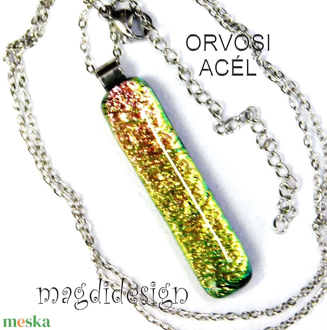 Pasztell rózsaszín arany színátmenet dichroic medál üvegékszer - ékszer - nyaklánc - medálos nyaklánc - Meska.hu Pasztell rózsaszín arany színátmenet dichroic medál üvegékszer - ékszer - nyaklánc - medálos nyaklánc - Meska.hu
