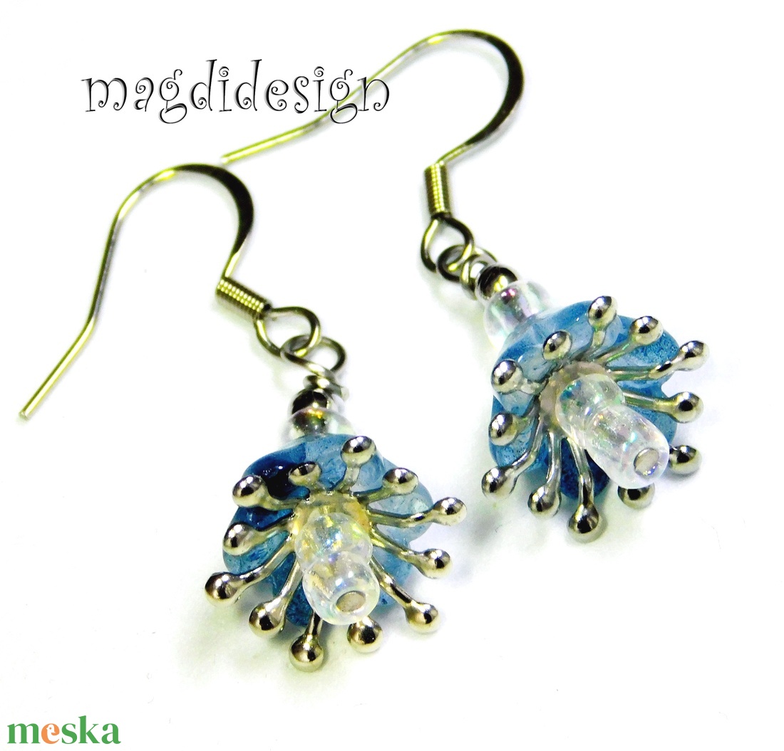 Harangvirág lógós fülbevaló  - ékszer - fülbevaló - lógó fülbevaló - Meska.hu