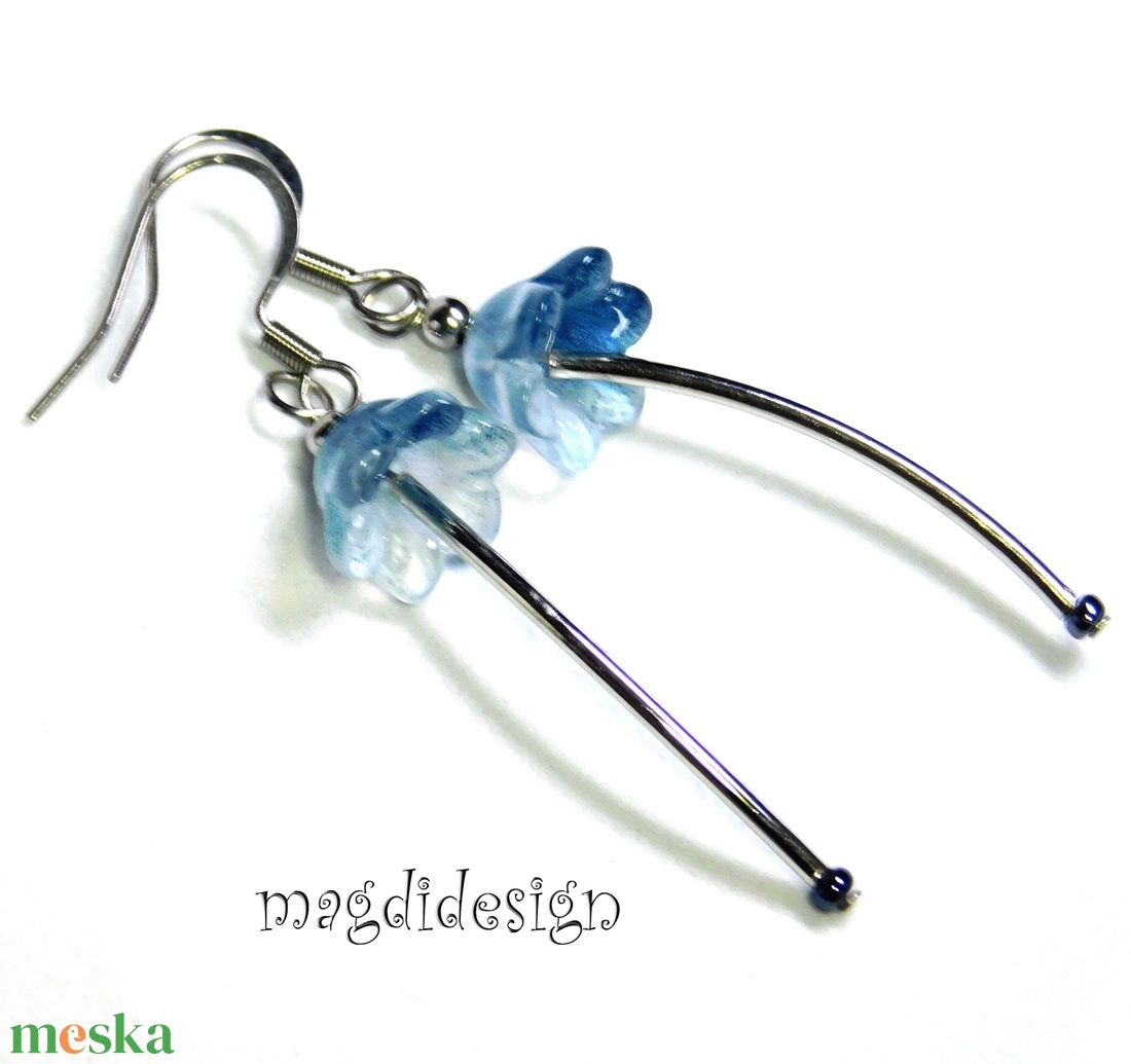 Harangvirág lógós fülbevaló  1 - ékszer - fülbevaló - lógó fülbevaló - Meska.hu