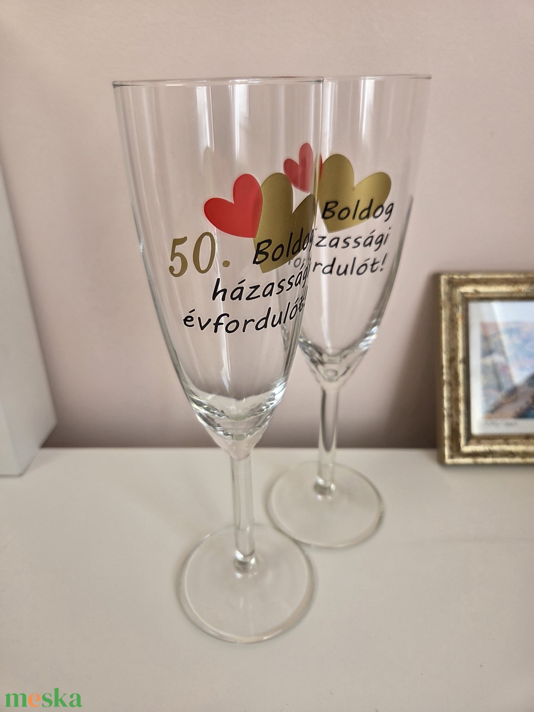 Egyedi feliratú pohár évfordulóra - esküvő - emlék & ajándék - nászajándék - esküvői pohár, pohárszett - Meska.hu Egyedi feliratú pohár évfordulóra - esküvő - emlék & ajándék - nászajándék - esküvői pohár, pohárszett - Meska.hu