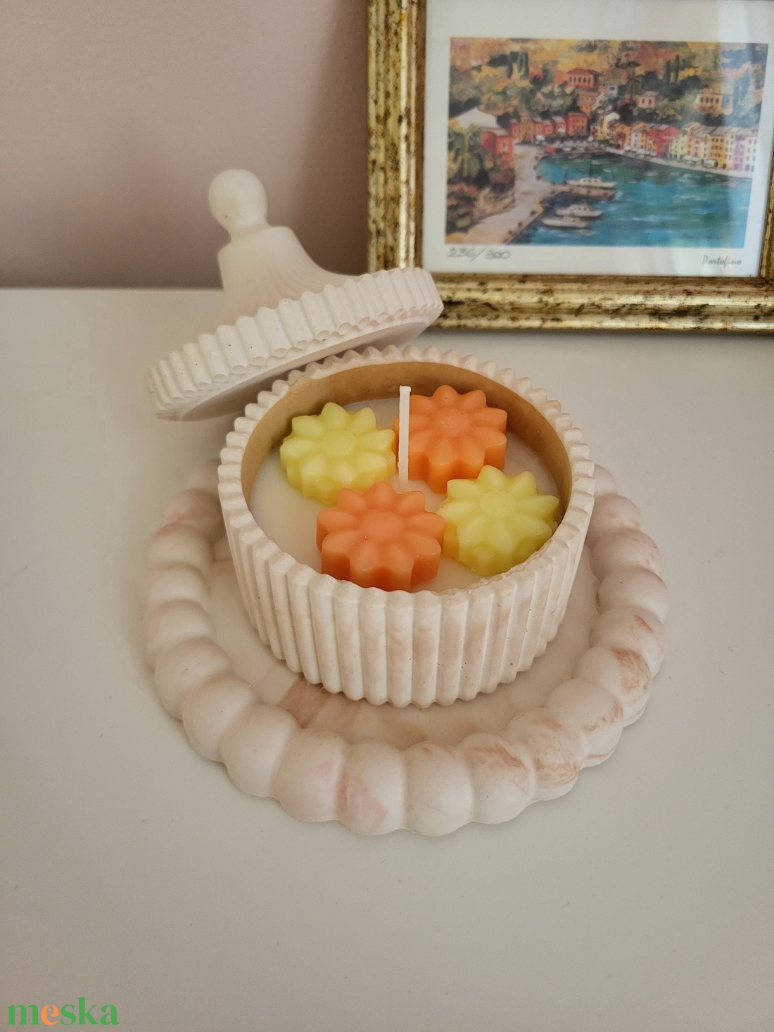 Kerámia dekoráció szett szója gyertyával - kellékek & szerszámok - dekorációs kellékek - dekorációs gyertya - Meska.hu Kerámia dekoráció szett szója gyertyával - kellékek & szerszámok - dekorációs kellékek - dekorációs gyertya - Meska.hu