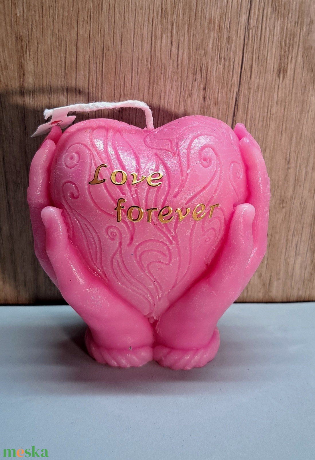 � Egyedi feliratos szív gyertya � - otthon & életmód - gyertya, illat, aroma - gyertya - Meska.hu