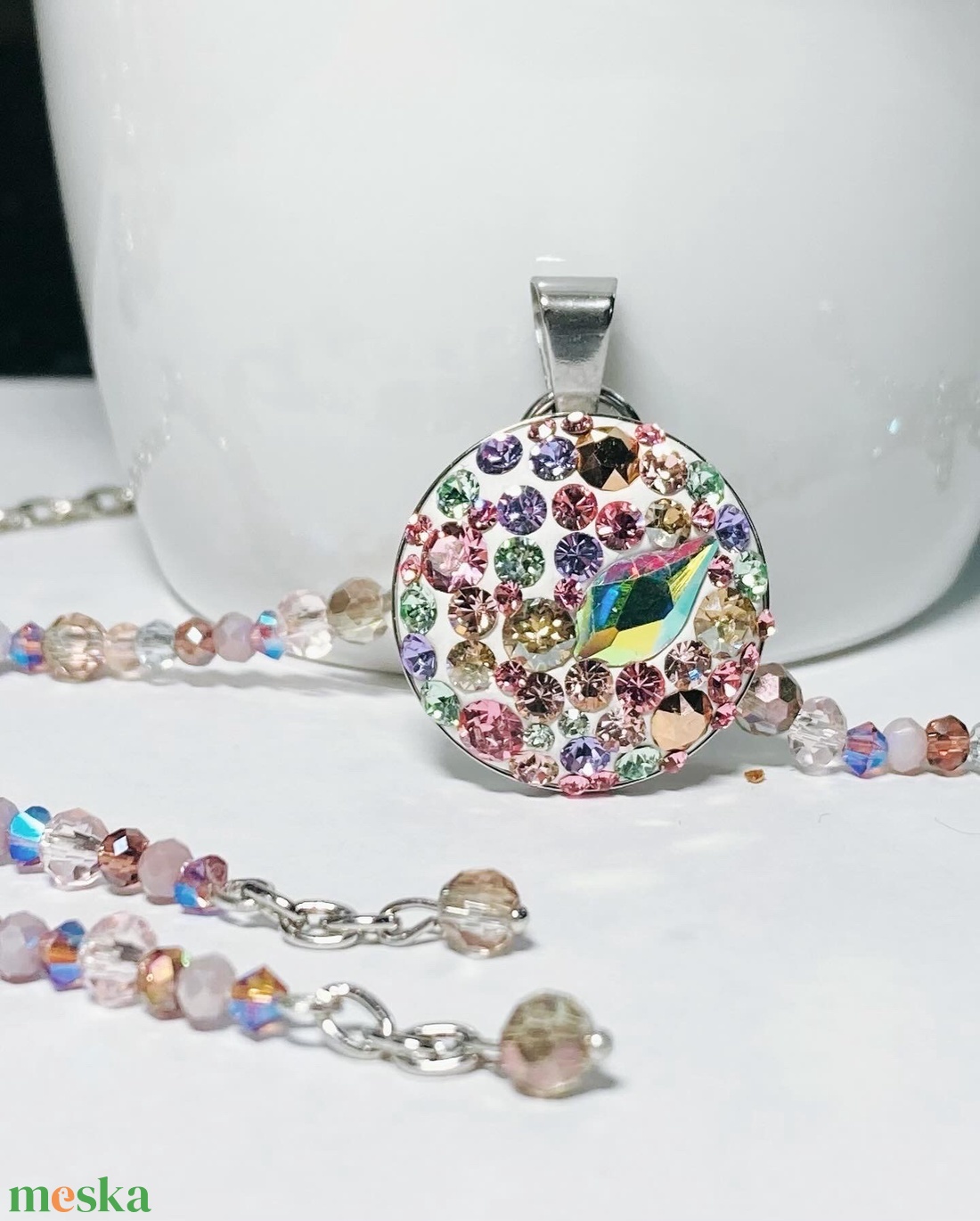 Mesebeli tündér ékszer szett! Nemesacél, Swarovski, csillogó gyöngyök kristályok! - ékszer - ékszerszett - Meska.hu Mesebeli tündér ékszer szett! Nemesacél, Swarovski, csillogó gyöngyök kristályok! - ékszer - ékszerszett - Meska.hu
