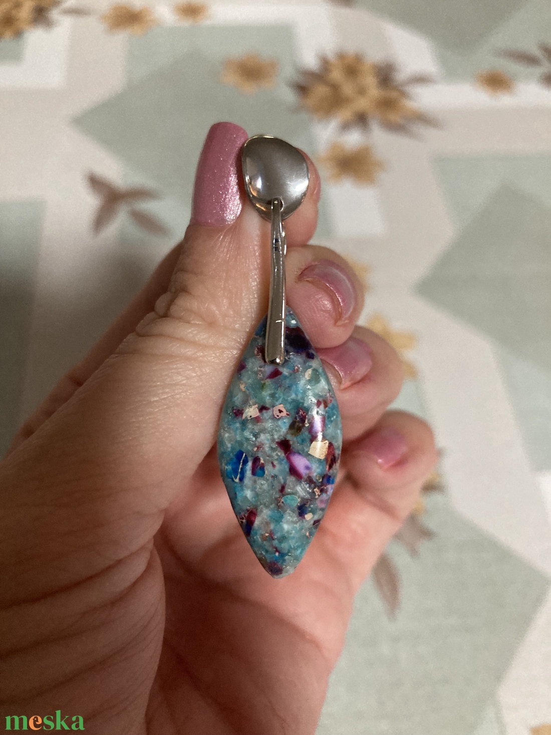 REGALIT ásvány (imperial jáspis, császárkő) fülbevaló és nyaklánc ékszer szett - ékszer - ékszerszett - Meska.hu