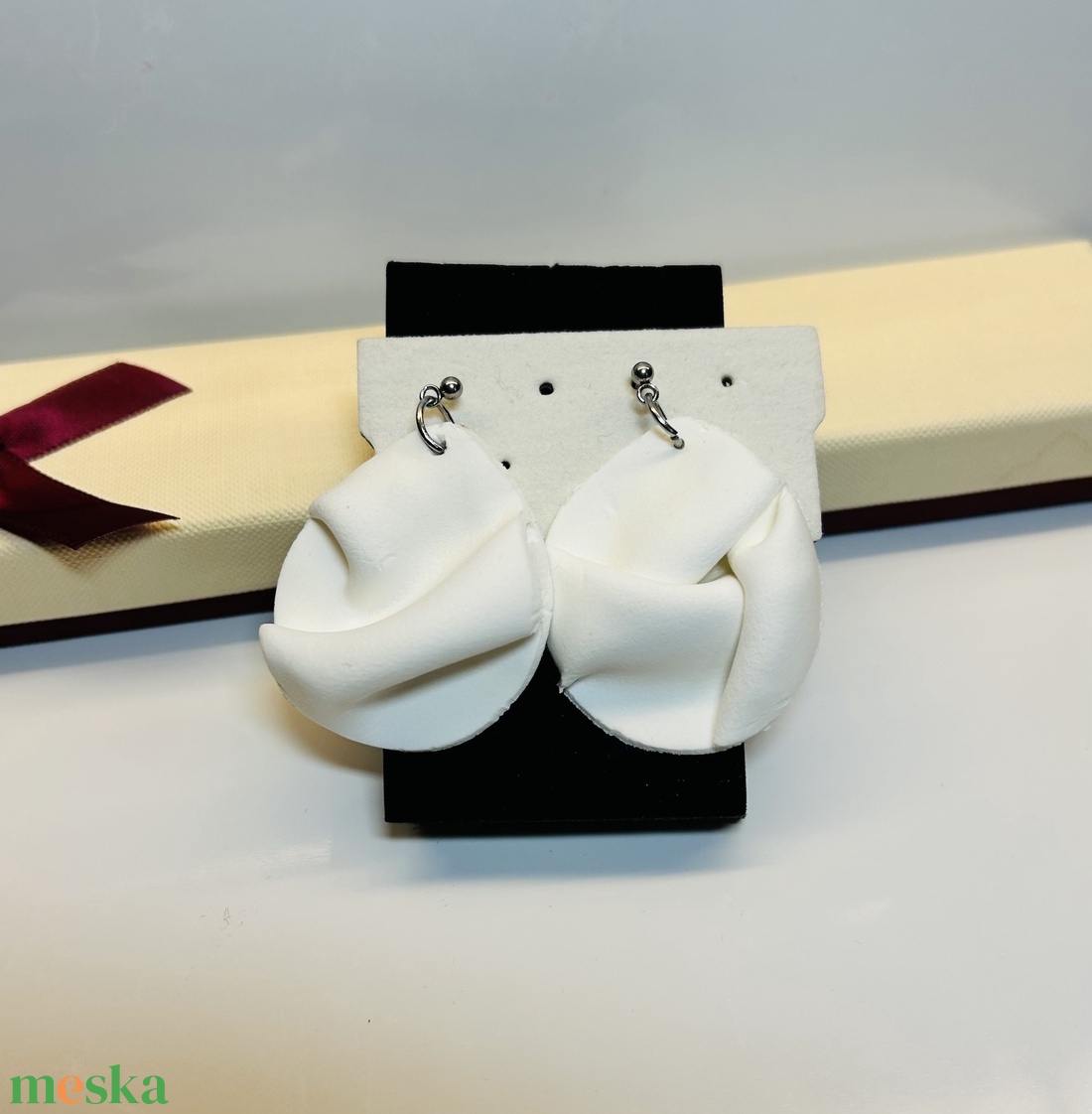 Gyűrödt polymer Clay fülbevaló! - ékszer - fülbevaló - lógó csepp fülbevaló - Meska.hu Gyűrödt polymer Clay fülbevaló! - ékszer - fülbevaló - lógó csepp fülbevaló - Meska.hu