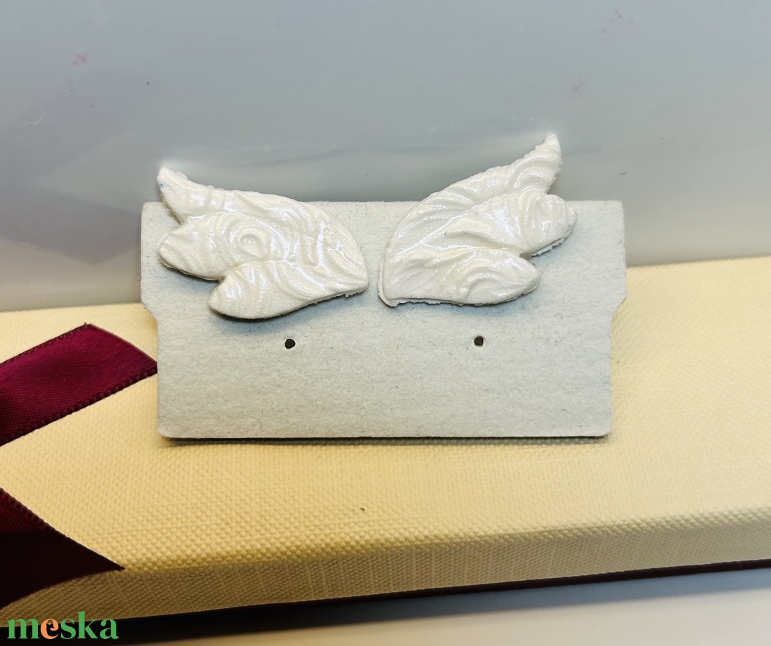 Angyalszárny polymer Clay fülbevaló! - ékszer - fülbevaló - lógó csepp fülbevaló - Meska.hu Angyalszárny polymer Clay fülbevaló! - ékszer - fülbevaló - lógó csepp fülbevaló - Meska.hu