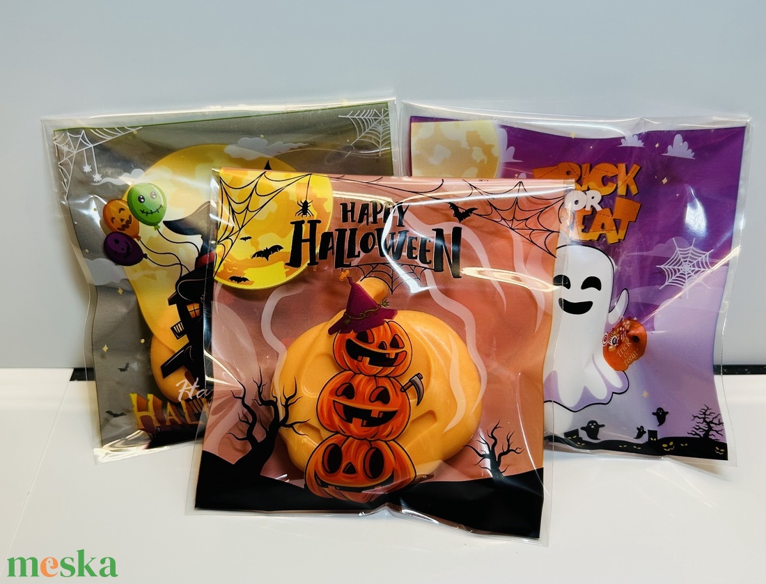 Halloween szappanok dísz csomagolásban  - szépségápolás - szappan & fürdés - kézműves szappan - Meska.hu