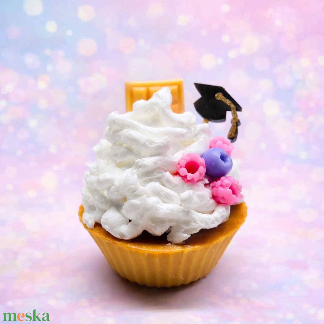 Ballagási muffin szappan csomagolva  - szépségápolás - szappan & fürdés - kézműves szappan - Meska.hu