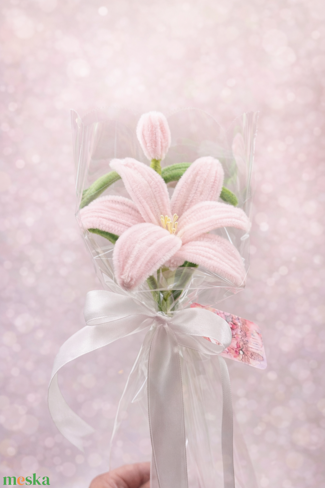 Kézzel készült zsenília liliom � örök virág ajándékba  - otthon & életmód - virágdekoráció - virágok - szálas virág - Meska.hu